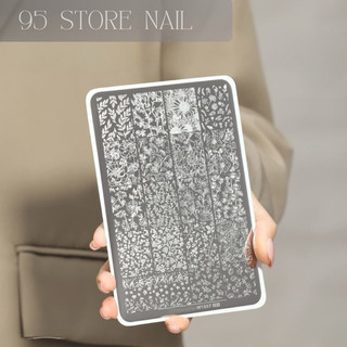 Khuôn in nail - tấm thép in hoạ tiết móng tay nhiều hình dáng