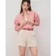 Áo sơ mi kẻ sọc nữ GILLEE dáng oversized, sơ mi form rộng vải kate Mỹ FAS349