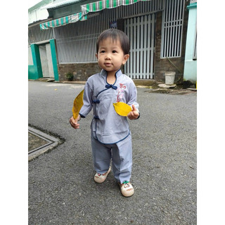 Tàu Xéo Mẹ & Bé Gái # Đồ Lam Đi Chùa