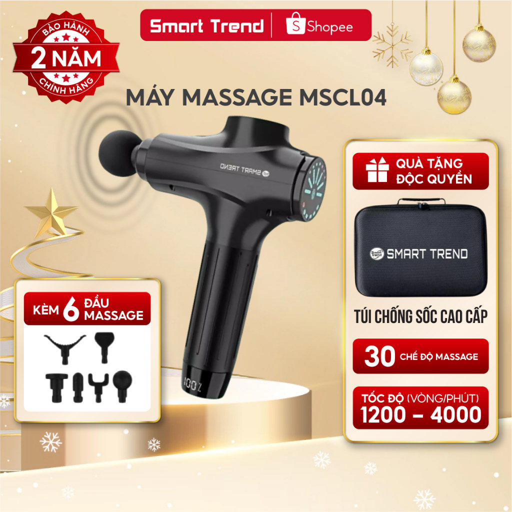 Máy massage cầm tay đấm lưng cỡ lớn thiết kế mạnh mẽ 6 đầu 30 chế độ ...
