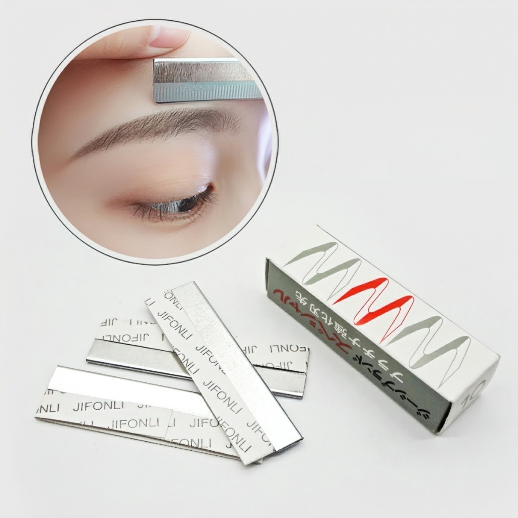 Dao cạo lông mày 1 mặt nhỏ gọn sắc bén