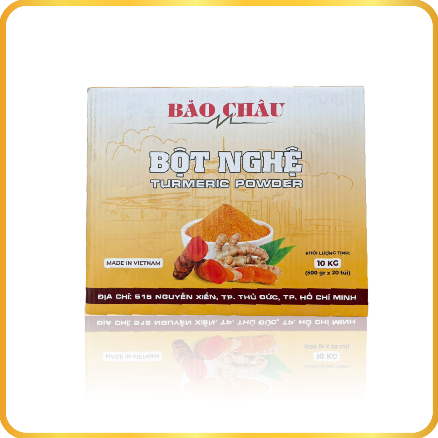 10kg  Bột Nghệ/ Bột Cà Ri Nghệ Bảo Châu sạch loại 1 nguyên chất gia vị nấu cà ri, bánh xèo, kho cá, lươn, ếch túi