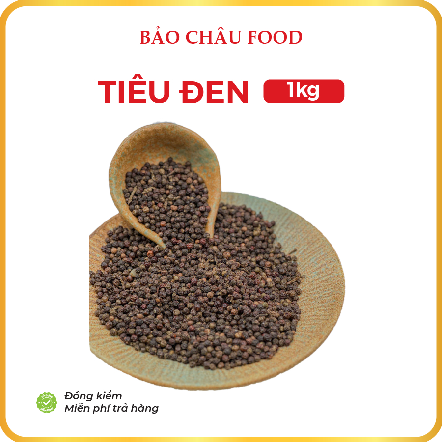 500gr, 1kg tiêu đen, tiêu hạt (Đắc lắc)