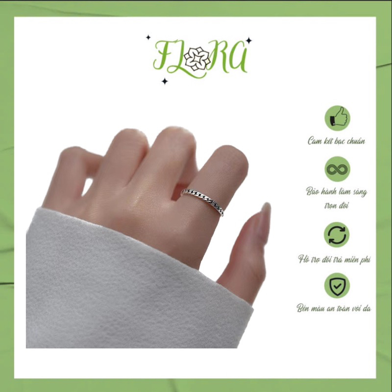 925 Silver Couple Rings, adjustable by FLORAVN