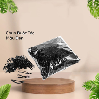 Gói chun buộc tóc màu đen