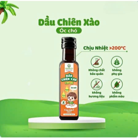 Dầu Chiên Xào Ăn Dặm Cho Bé Anpaso 100ml