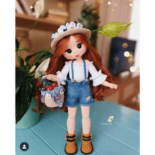 Chart hướng dẫn móc búp bê bằng len bản tiếng việt chi tiết , dễ thực hiện