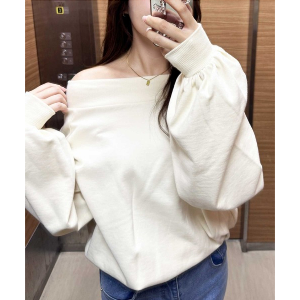 Áo Sweater Nữ Trễ Vai, Lệch Vai Vải Nỉ 2 Da Cao Cấp Mùa Thu Đông Mặc 2 Kiểu 2025 - UNISEX SSL