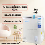 Tủ ĐÔNG MINI AUX 90 lít làm lạnh nhanh, tủ đông mini trữ sữa, thực phẩm đông lạnh, không gây tiếng ồn, tiết kiệm điện — ảnh 4