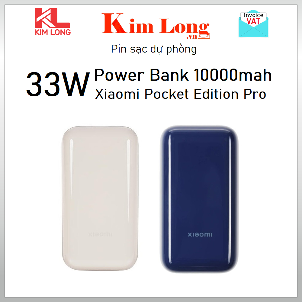 Pin sạc dự phòng Xiaomi 10000mah Type-C 33W Pocket Edition Pro - Hàng ...