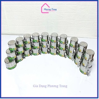 COMBO 10 Ly uống nước inox an toàn, loại dày, tiện lợi, ca làm đá có quai Trường Thành nhiều kích thước - Phương Trang