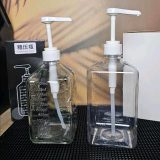 Bình bơm siro nước đường có vòi pump định lượng 10ml/lần xịt, dung tích bình 1100ml và 1600ml Vietnam