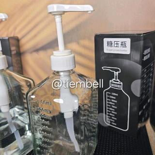 Bình bơm siro nước đường có vòi pump định lượng 10ml/lần xịt, dung tích bình 1100ml và 1600ml Vietnam