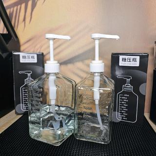 Bình bơm siro nước đường có vòi pump định lượng 10ml/lần xịt, dung tích bình 1100ml và 1600ml Vietnam
