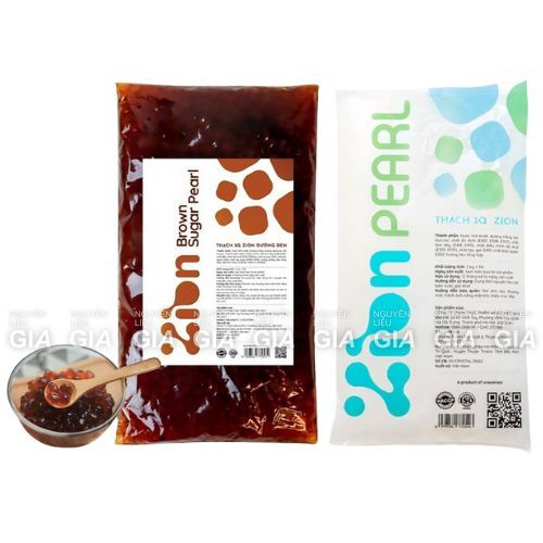 Trân châu 3Q Zion - BỊCH 2KG - topping trà, trà sữa