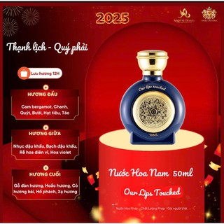NƯỚC HOA NAM CAO CẤP - OUR LIPS TOUCHED (50ML) | THẠCH LỊCH - QUÝ PHÁI