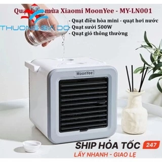 Quạt điều hòa mini, quạt hơi nước mini, quạt gió, quạt sưởi (3 in 1) Xiaomi Moonyee MY-LN001