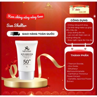 Kem Chống Nắng Đa Năng - Nâng Tone, Dưỡng Trắng Da Sun Shelter SPF 50+ 30g