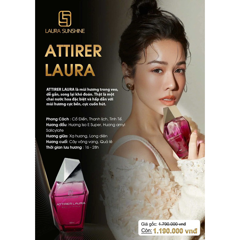 [10ml ] Nước Hoa Nhật Kim Anh No 6.7.8.9.10 Laura Paris Chai 10ml