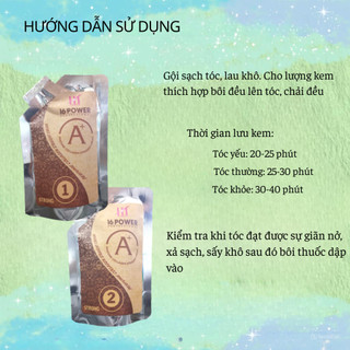 Kem duỗi tóc tại nhà 16 Power 200ml - Duỗi thơm siêu mượt / Dập duỗi định hình tóc | Thuốc nhuộm tóc Kadola