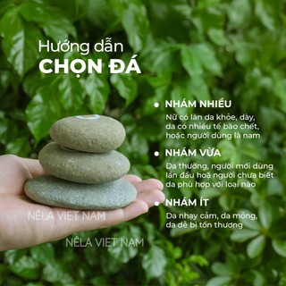 Đá Tắm Tẩy Tế Bào Da Chết Kì Ghét Da NẾP LÀNG VIỆT NAM Chà Lưng Giảm Mụn Làm Sạch Sâu An Toàn
