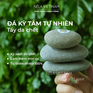 Đá Tắm Tẩy Tế Bào Da Chết Kì Ghét Da NẾP LÀNG VIỆT NAM Chà Lưng Giảm Mụn Làm Sạch Sâu An Toàn