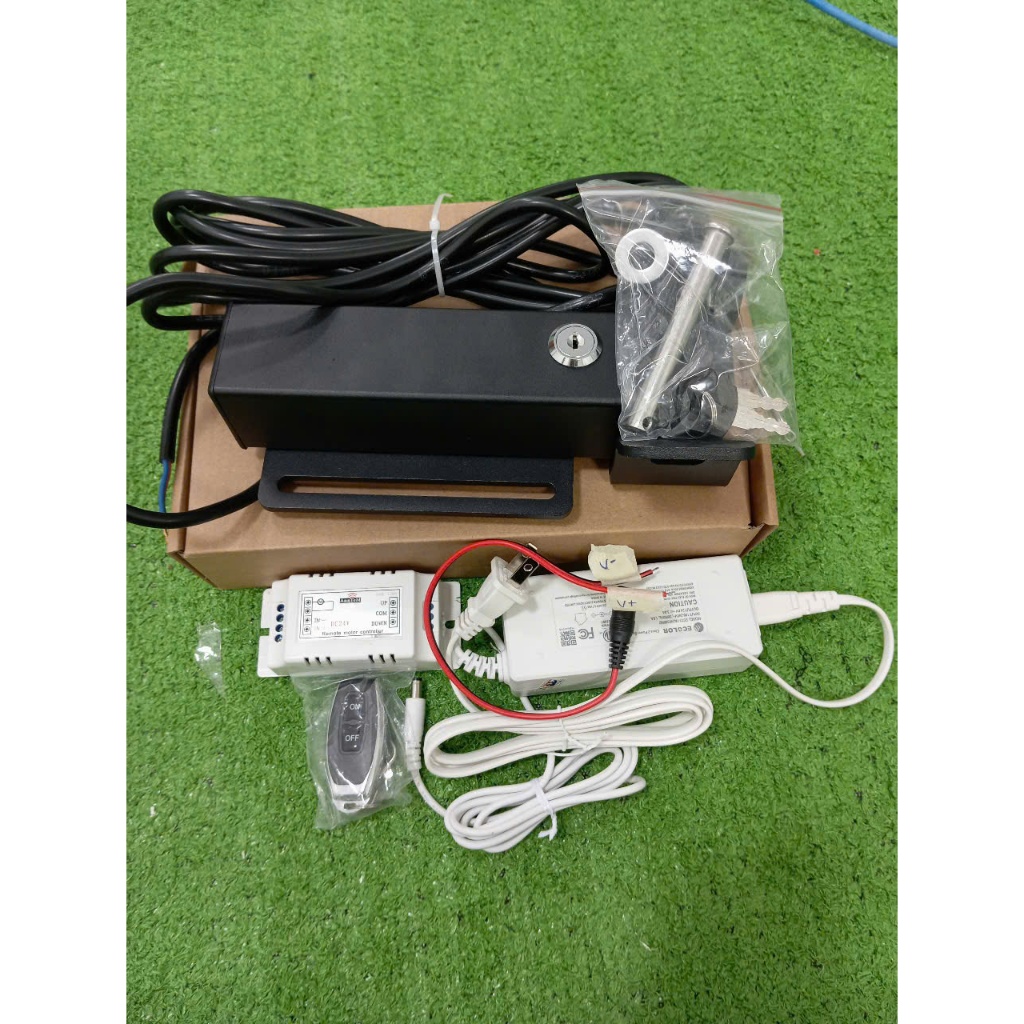 Khóa ngang cửa cổng, khóa điện 24v dùng cho cổng mở 1 cánh,  2 cánh
