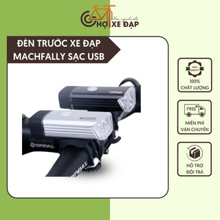 Đèn Trước Xe Đạp Thể Thao MACHFALLY Có Sạc Tiện Lợi Dùng Liên Tục Trong 6h, 4 Chế Độ Siêu Sáng, Chống Nước