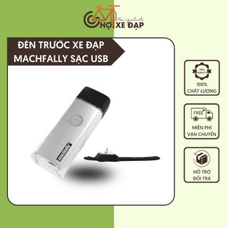 Đèn Trước Xe Đạp Thể Thao MACHFALLY Có Sạc Tiện Lợi Dùng Liên Tục Trong 6h, 4 Chế Độ Siêu Sáng, Chống Nước