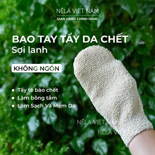 Găng Tay Tắm Tẩy Tế Bào Da Chết Giảm Mụn Lưng NẾP LÀNG VIỆT NAM Bao Tay Tắm Kỳ Ghét Sạch Sâu Mịn Da