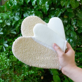 Găng Tay Tắm Tẩy Tế Bào Da Chết Giảm Mụn Lưng NẾP LÀNG VIỆT NAM Bao Tay Tắm Kỳ Ghét Sạch Sâu Mịn Da