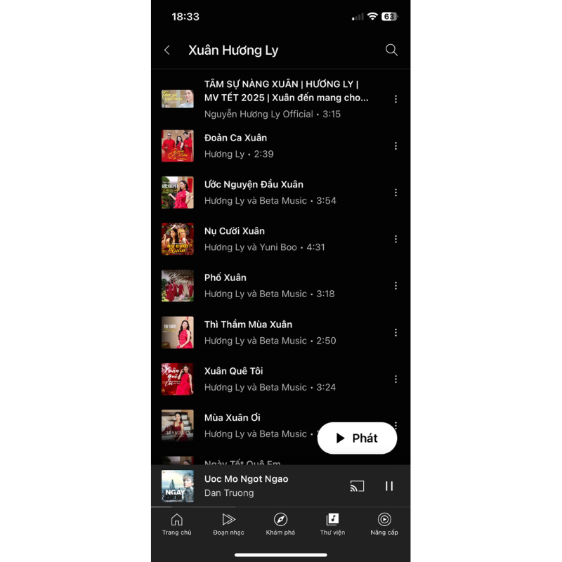 Băng Cassette Hương Ly - Nhạc Xuân