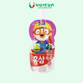 Nước Hồng Sâm Trái Cây Cho Bé Paldo Pororo Hàn Quốc Hộp /10 gói