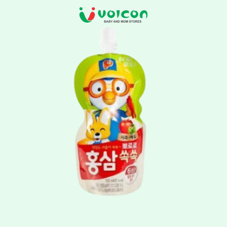 Nước Hồng Sâm Trái Cây Cho Bé Paldo Pororo Hàn Quốc Hộp /10 gói