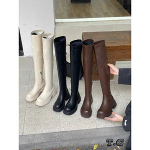 🌸🌸 Boot đùi da trơn