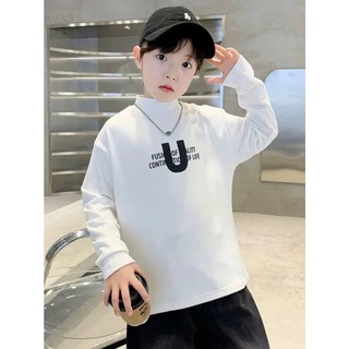 Áo giữ nhiệt bé trai 17-45kg, áo thu đông cho bé 4-14 tuổi mẫu chữ U, giữ ấm tốt, hàng may kĩ