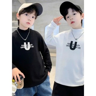 Áo giữ nhiệt bé trai 17-45kg, áo thu đông cho bé 4-14 tuổi mẫu chữ U, giữ ấm tốt, hàng may kĩ