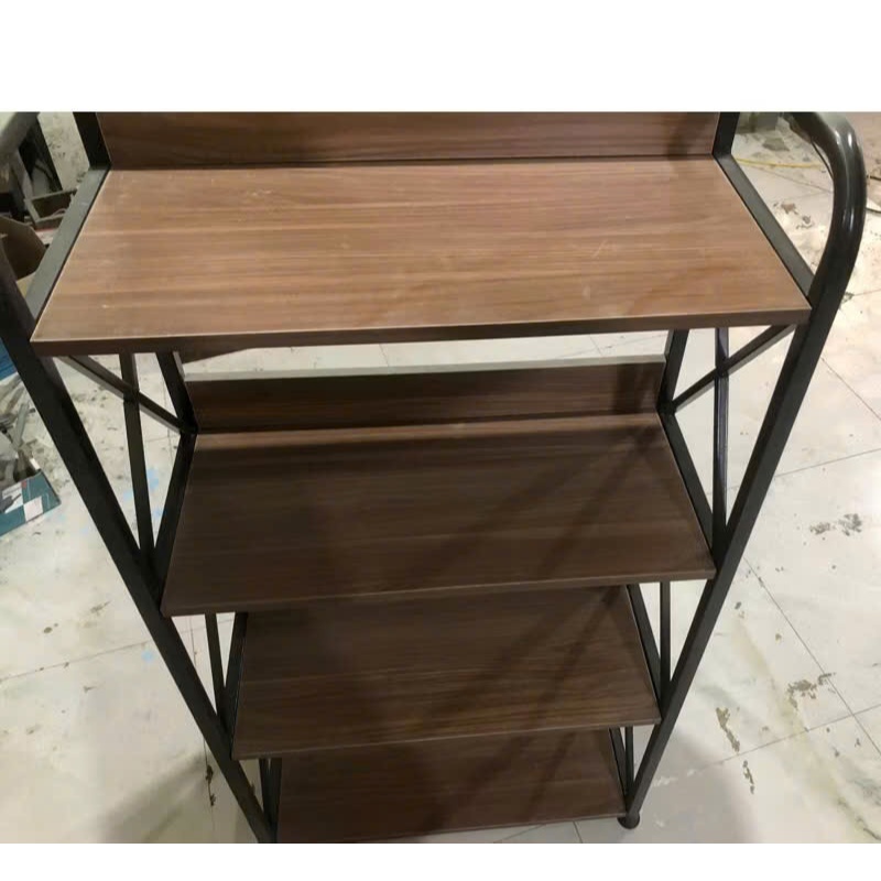 Kệ gỗ khung sắt để đồ trang trí nội thất chữ X 3/4/5 tầng Sắt sơn tĩnh điện, gỗ MDF cao cấp chịu