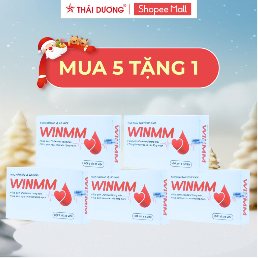 Viên uống WINMM 30 viên giảm cholesterol trong máu, giảm nguy cơ xơ vừa ...