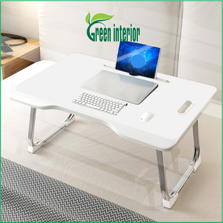Bàn học, bàn làm việc gấp gọn thông minh GreenFurni có khe cắm ipad, ngăn kéo màu hồng XKZS-001H