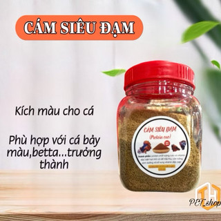 CÁM SIÊU ĐẠM hỗ trợ hệ tiêu hoá, kích màu cho cá bảy màu, betta...
