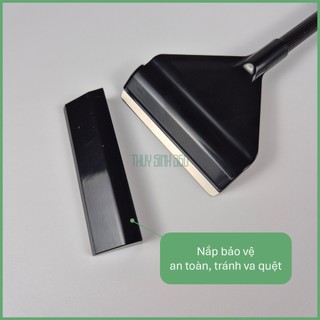 Cạo Rêu Mufan Cán Nhôm - Tặng Kèm Lưỡi Thay Thế - Dụng Cự Vệ Sinh Bể Cá
