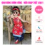 Áo Dài Quý Cô Xưa, Áo Dài Thiết Kế Ngân Nga Baby Cho Bé Gái Chất Siêu Xịn