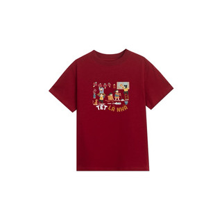 (TẾT LÀ NHÀ) Áo thun Tết chất cotton mềm mịn form rộng tay lỡ UNISEX OVERSIZE nam nữ