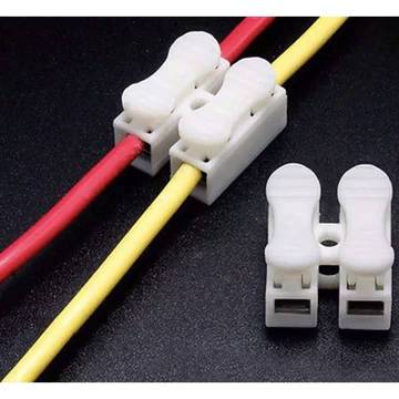 Combo 30 Đầu nối nhanh dây điện, Cút nối dây điện CH2, Cút nối dây điện CH-2 2P, Cầu Nối Dây Điện 2P