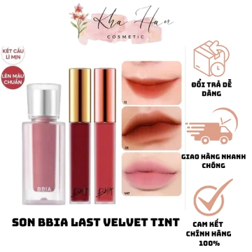 Son Kem Lì Thuần Chay Bbia Last Velvet Tint 5g