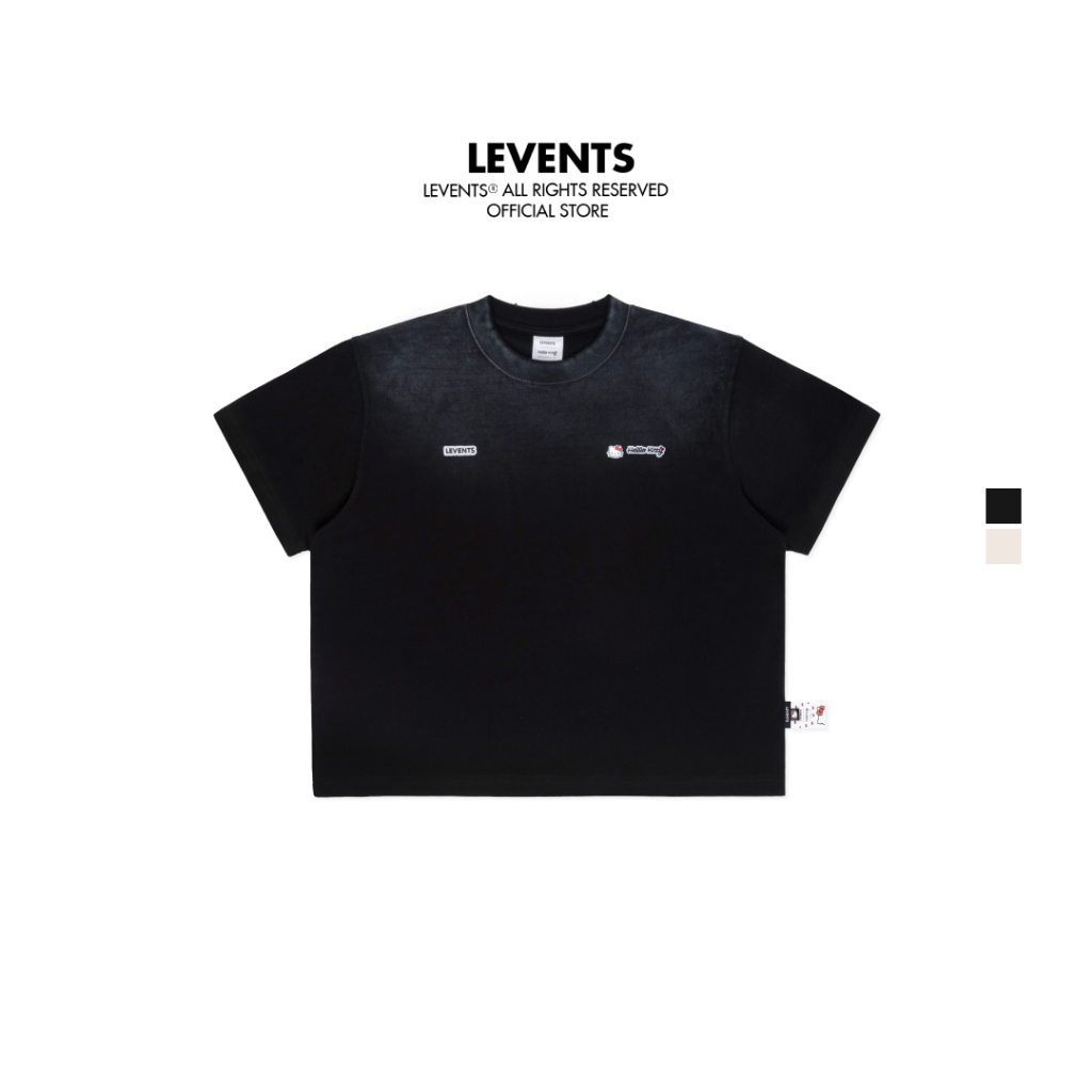 Levents® x Hello Kitty | Áo Thun Boxy 2.0 Small Kitty Boxy 2.0 Tee 100% ...