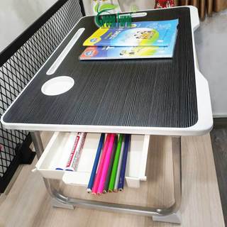 Bàn học làm việc gấp gọn Green interior có khe cắm ipad tiện lợi cho học sinh học online tại nhà