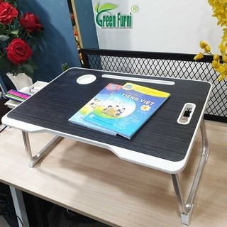 Bàn học làm việc gấp gọn Green interior có khe cắm ipad tiện lợi cho học sinh học online tại nhà