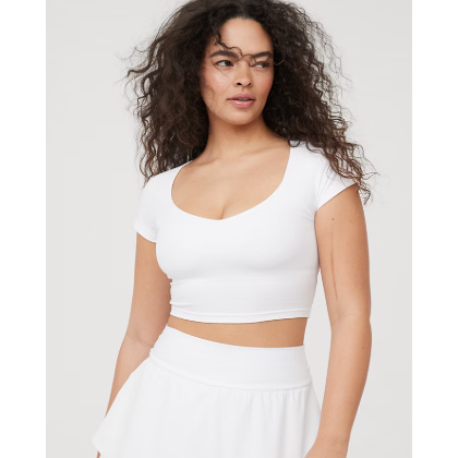 Áo thun tăm seamless cross back Aerie xuất lỗi (35-80kg)